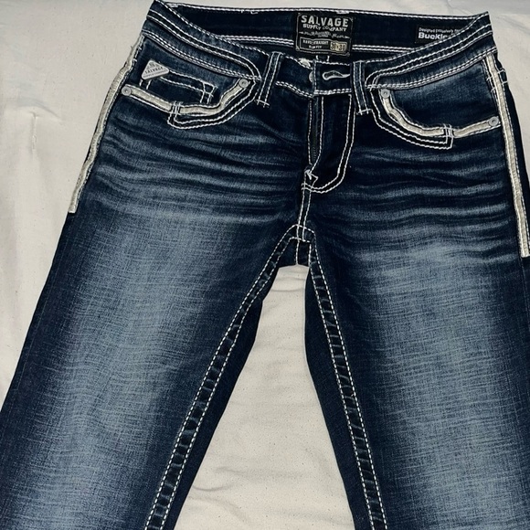 Salvage Other - Salvage Dark Blue Boot Cut Jeans